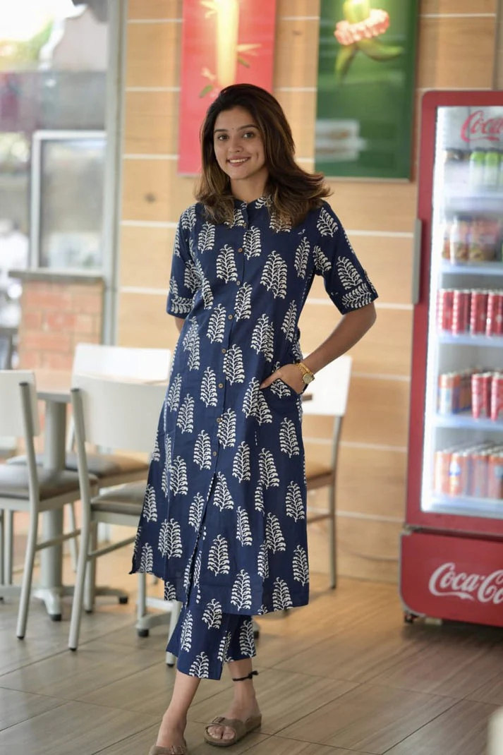 Jaipur Premium Casual Elegance In Indigo - Image 4