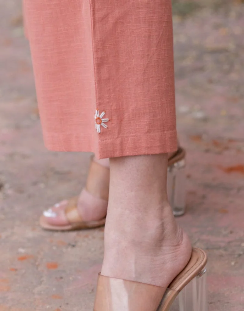 Chic Peach Co-Ord Set for Effortless Everyday Elegance - Image 4