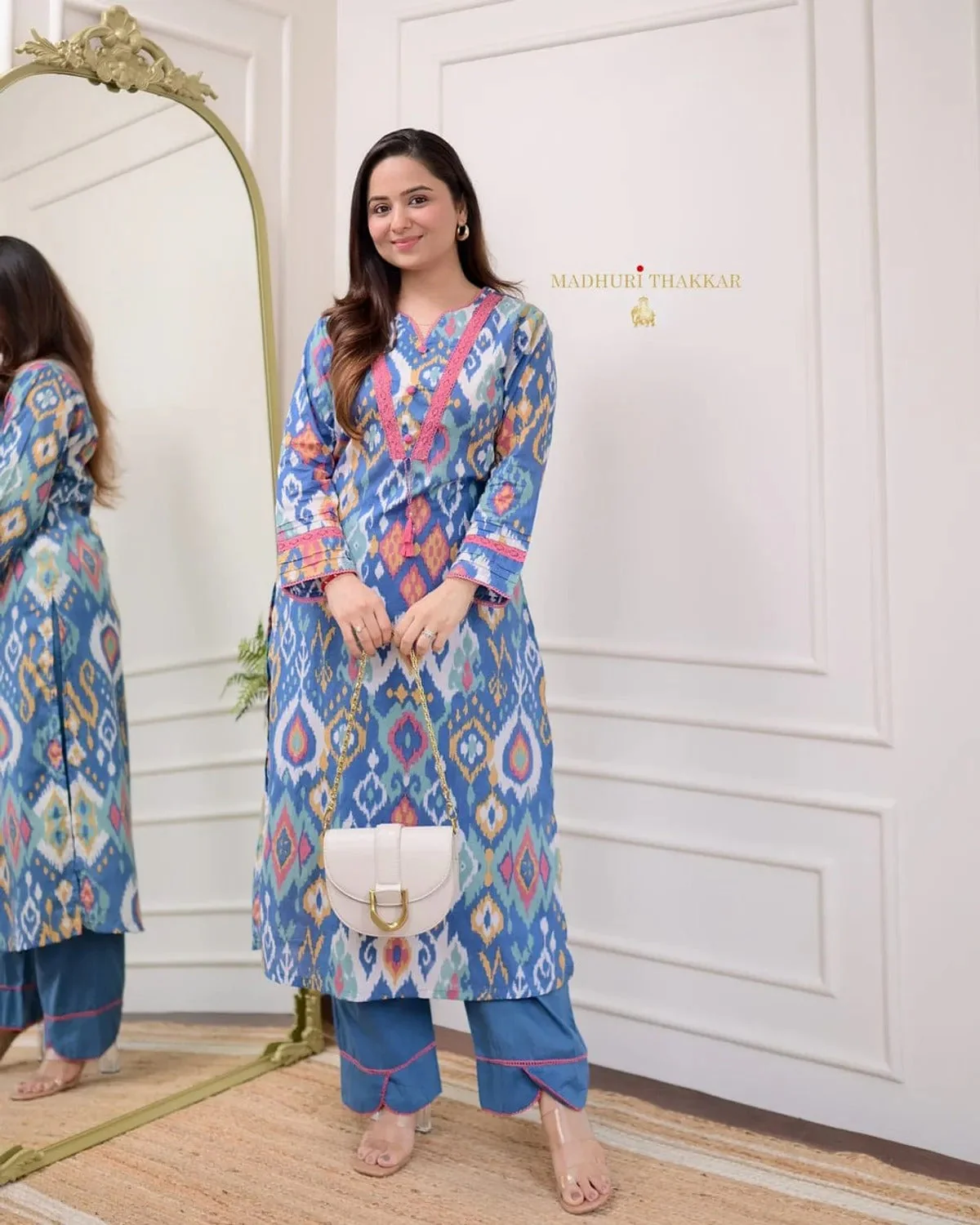 Premium Cotton Printed Designer Kurta - Image 4